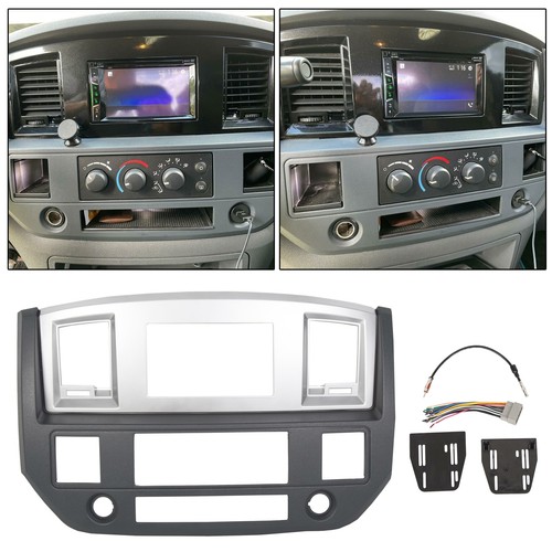 Radio double din dash install - radio,
